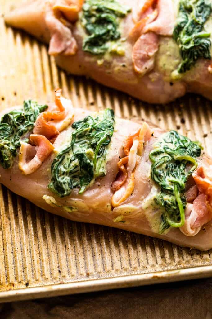 Spinach And Bacon Stuffed Chicken Breasts Easy Weeknight Recipes