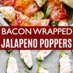 bacon jalapeno poppers pin image