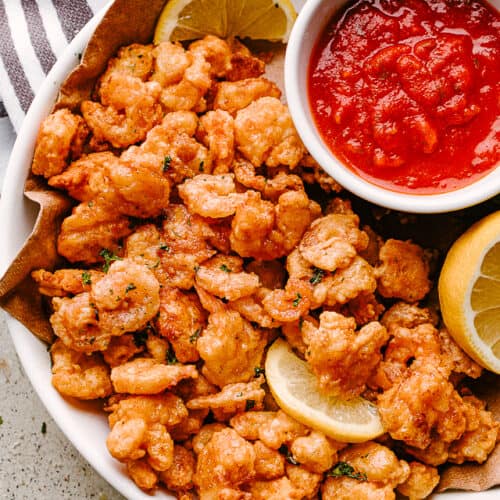 Easy Fried Popcorn Shrimps 