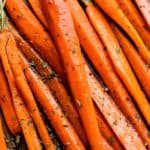 Honey Balsamic Roasted Carrots pinterest image
