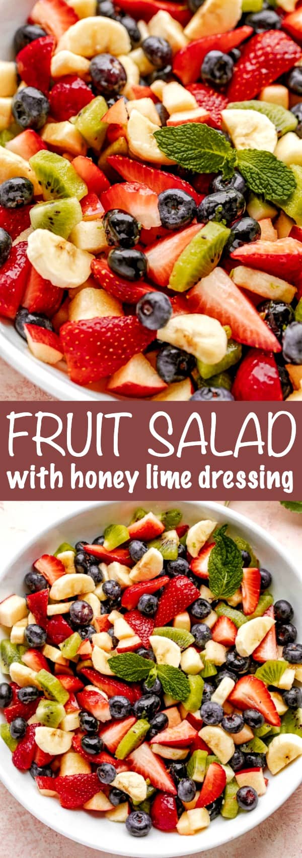 Fruit Salad with Honey Lime Dressing | Easy Weeknight Recipes