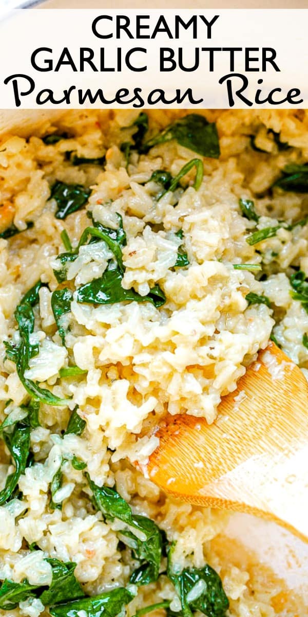 Creamy Garlic Butter Parmesan Rice Easy Weeknight Recipes