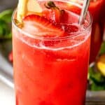 Strawberry Lemonade Sangria pinterest image