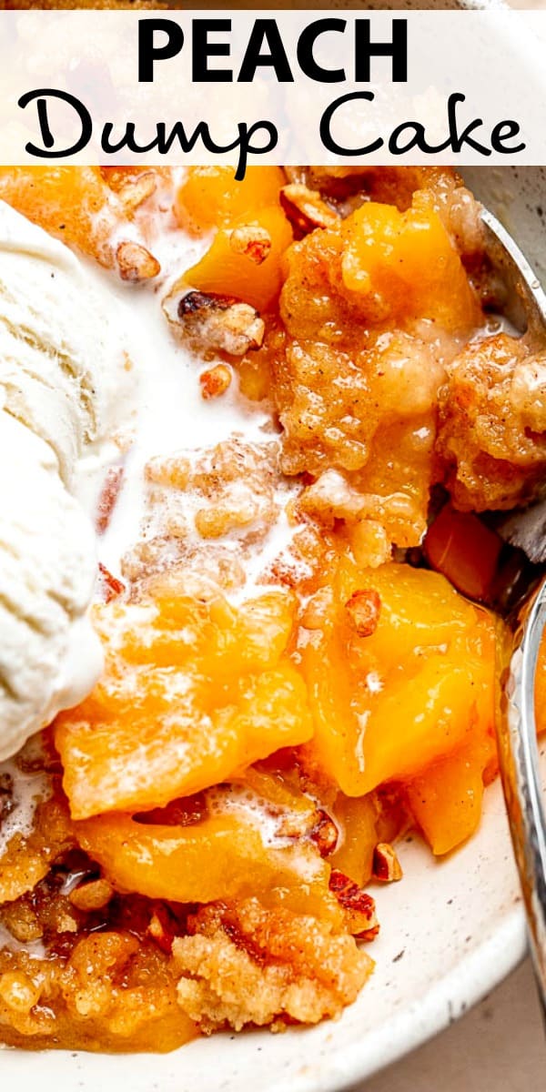 Peach Dump Cake From Scratch