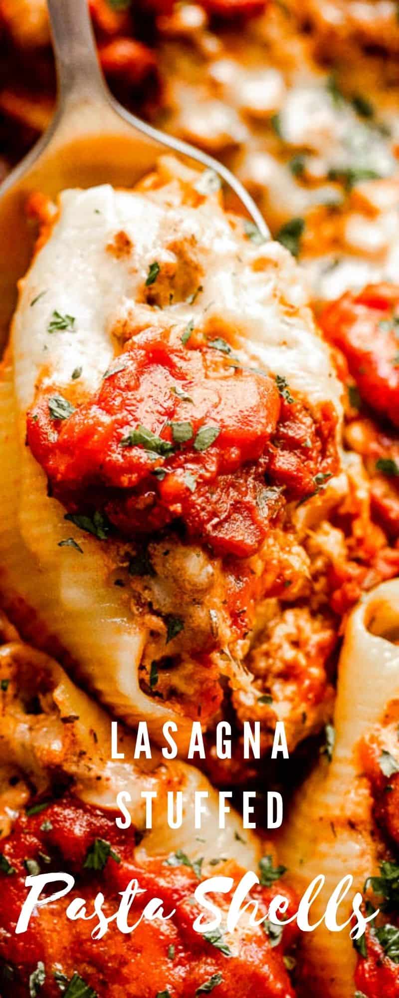 Lasagna Stuffed Pasta Shells Easy Weeknight Recipes