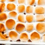 Apple Crumble with Graham Crackers and Marshmallows PIN image