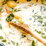 chicken gnocchi soup pinterest image