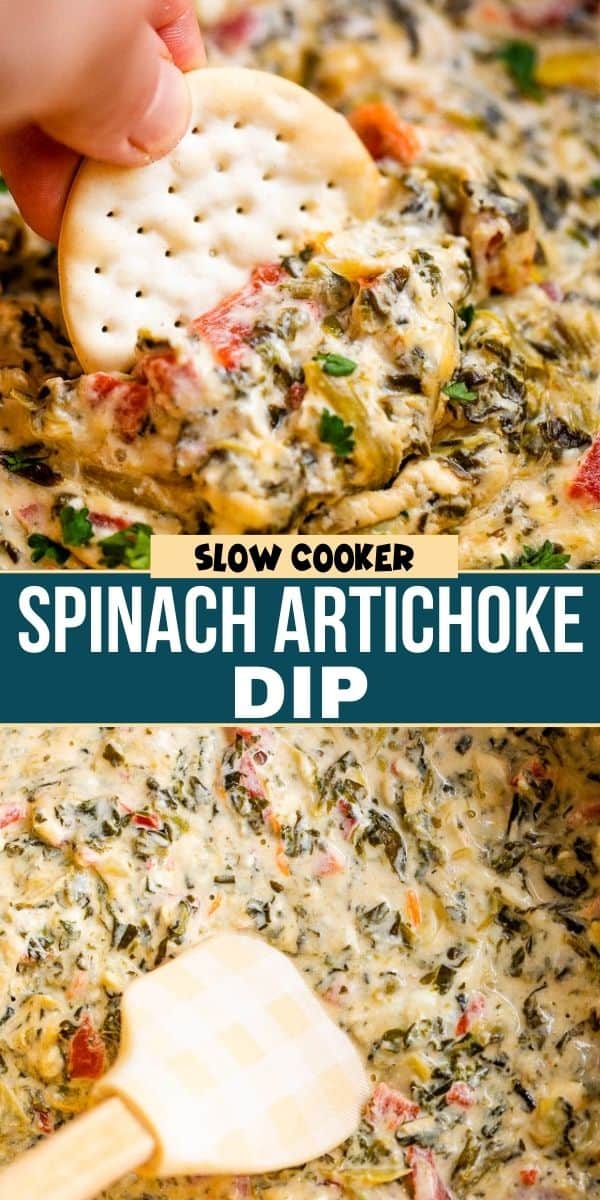 Slow Cooker Spinach Artichoke Dip