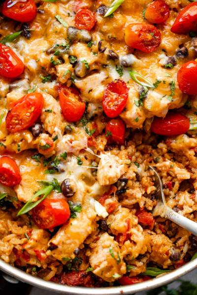 Chicken Burrito Skillet | Easy Weeknight Recipes