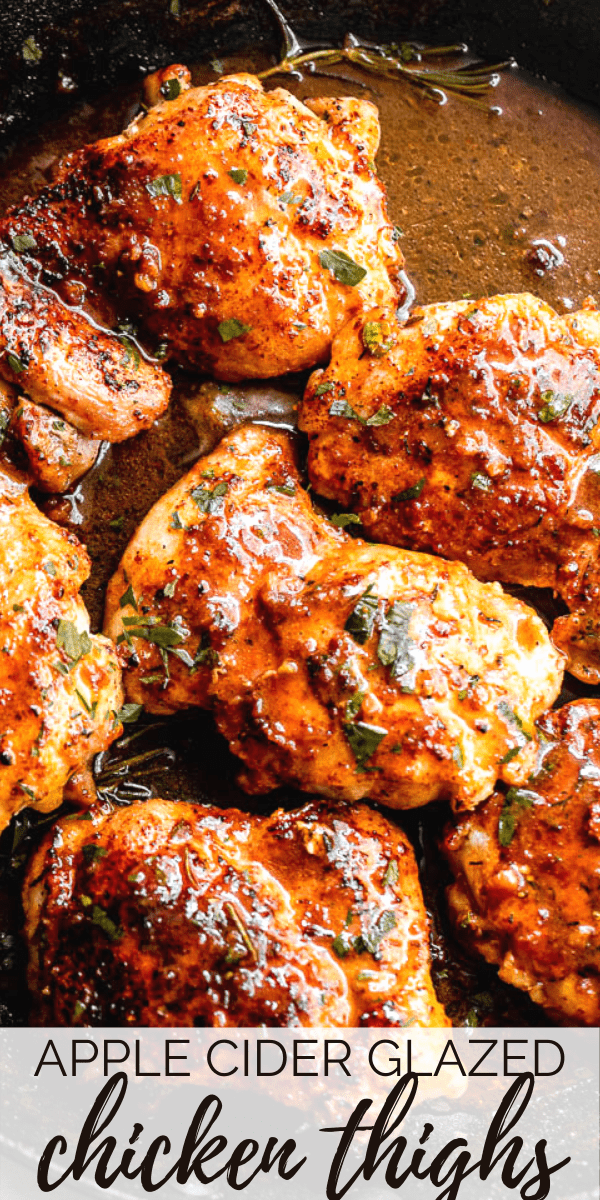 Apple Cider Glazed Chicken Thighs Easy Weeknight Recipes