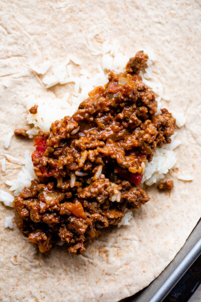 Beef & Bean Freezer Burritos | Easy Weeknight Recipes