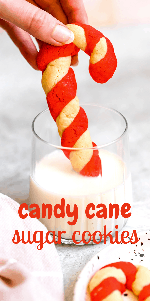 Candy Cane Cookies Recipe | Easy Peppermint Christmas Cookies