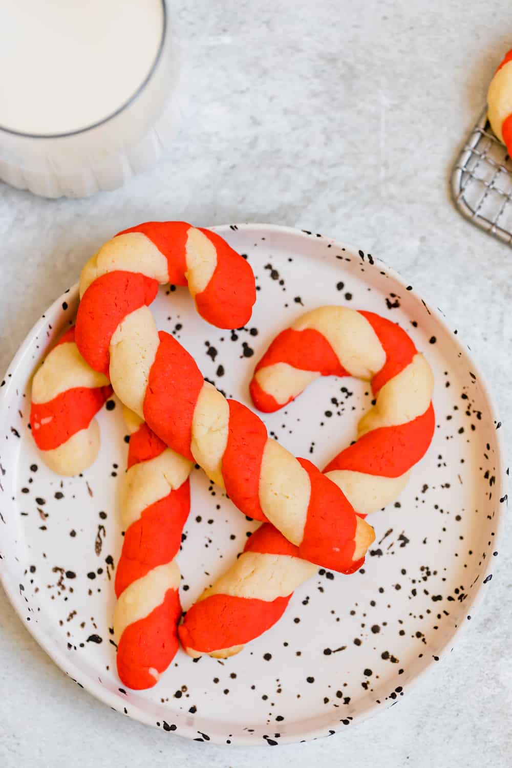 Candy Cane Cookies Recipe  Easy Peppermint Christmas Cookies