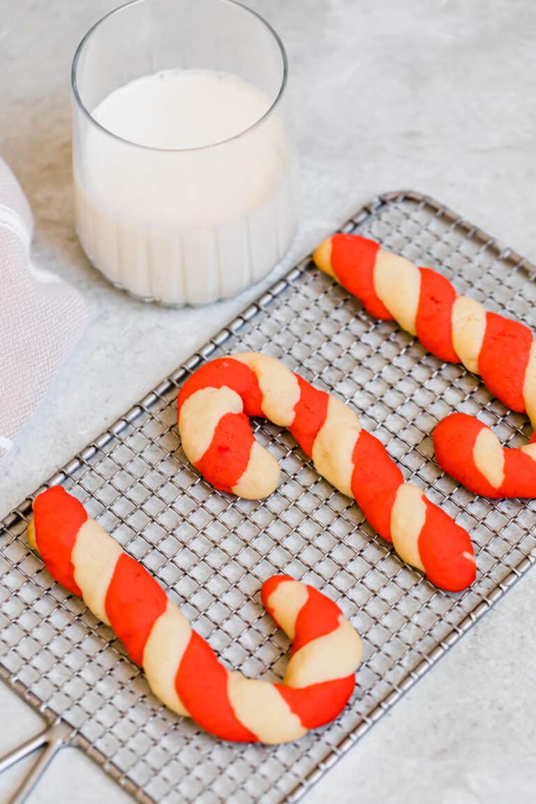 Candy Cane Cookies Recipe Easy Peppermint Christmas Cookies