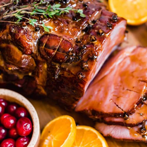 Christmas Ham with Brown Sugar Glaze