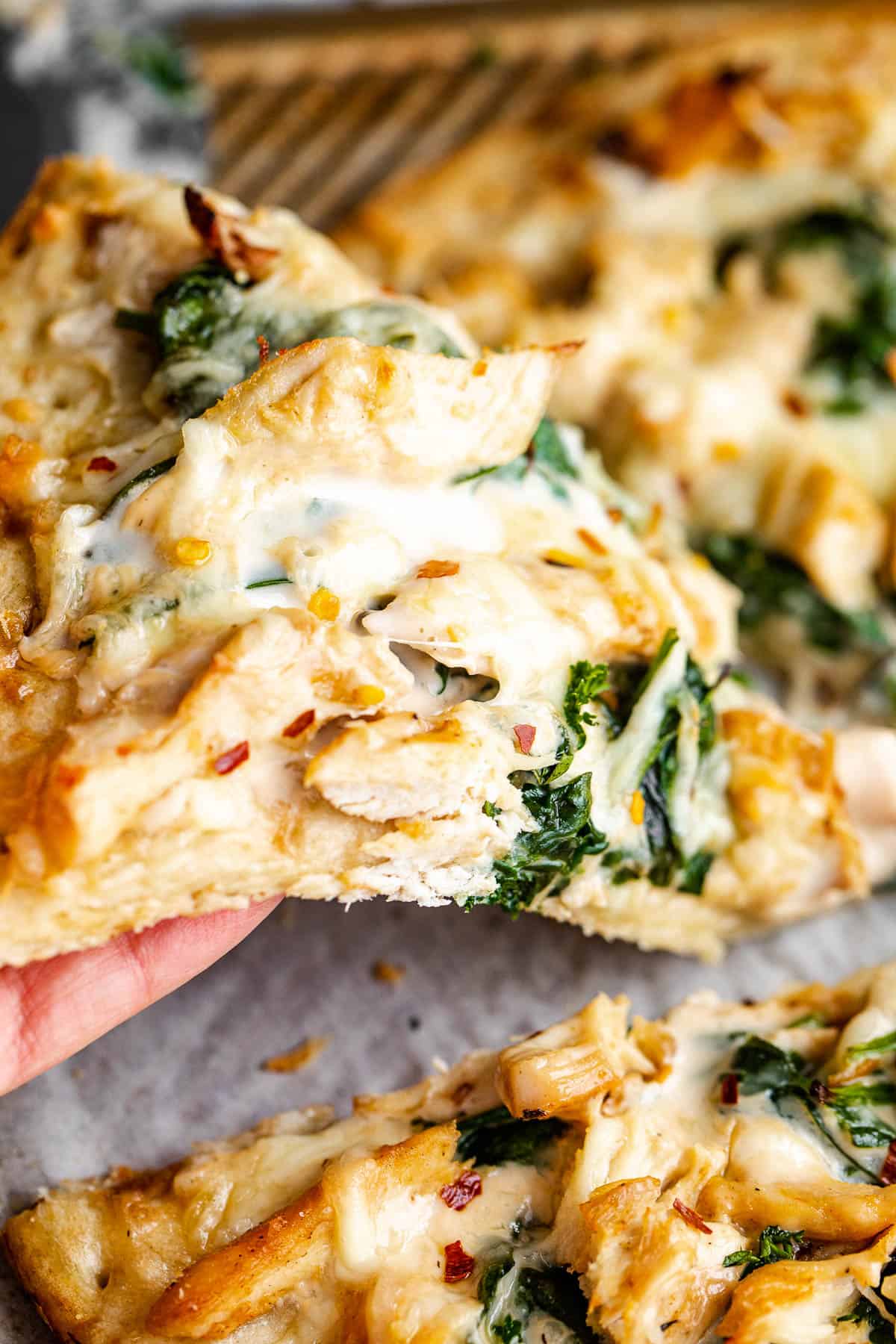 Chicken Alfredo Pizza Recipe | How to Make The Best White Pizza