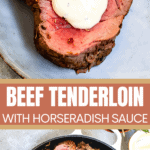 beef tenderloin two picture collage pin