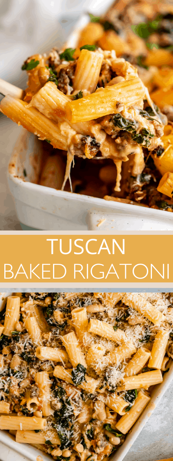 Easy Baked Rigatoni Recipe | The Best Ground Beef Pasta Casserole