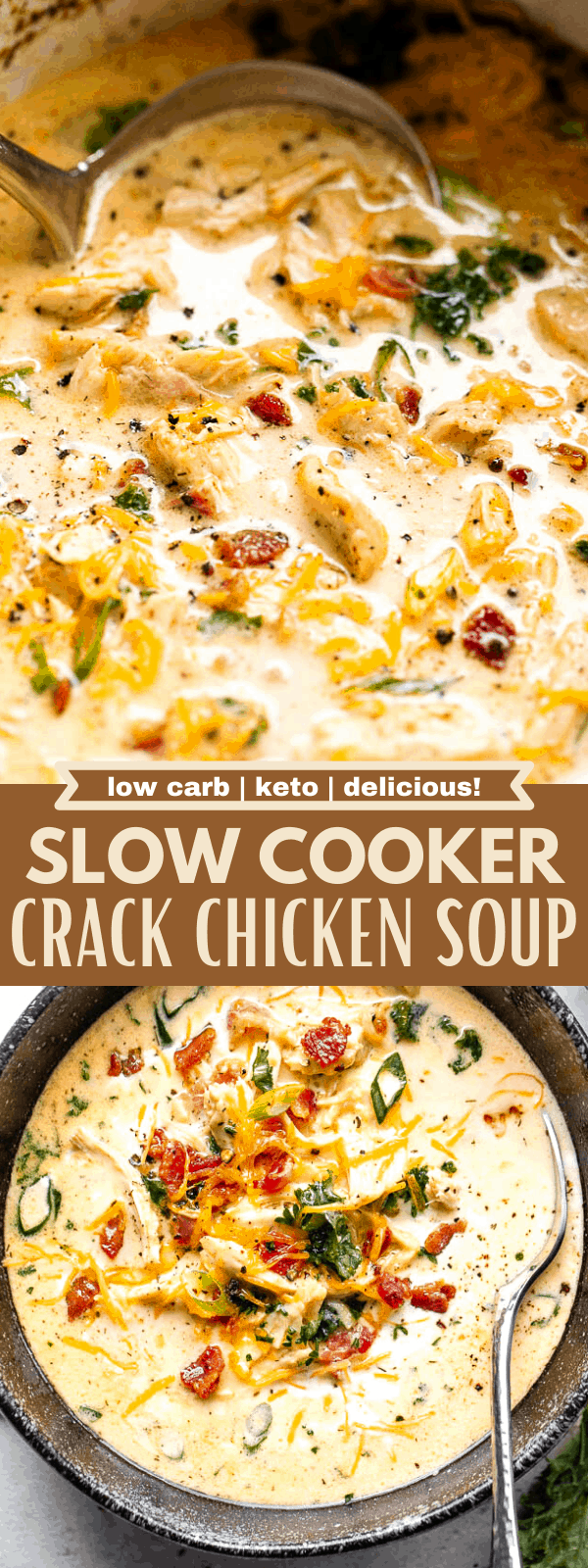 Slow Cooker Crack Chicken Soup Easy Weeknight Recipes