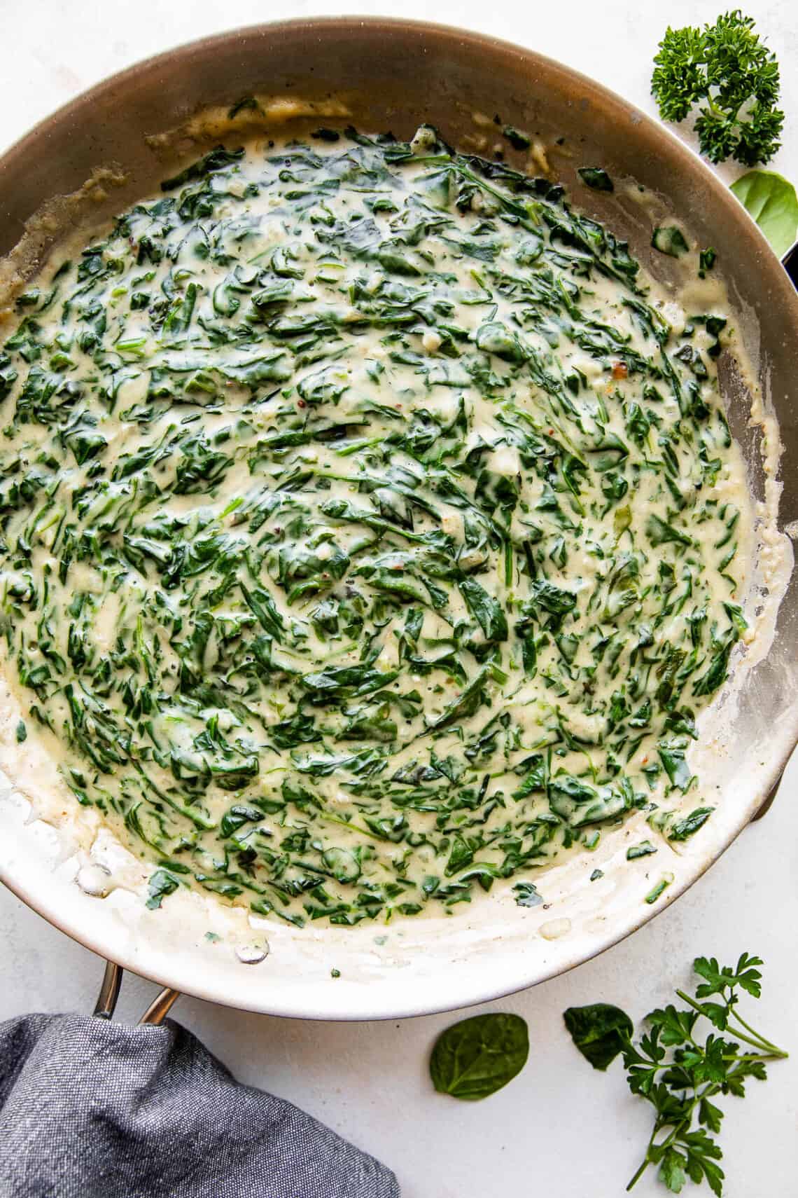 Steakhouse Creamed Spinach Easy Weeknight Recipes