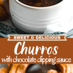 churros two picture collage pin