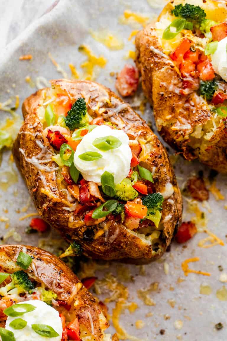 Easy Instant Pot Loaded Baked Potatoes | Easy Weeknight Recipes