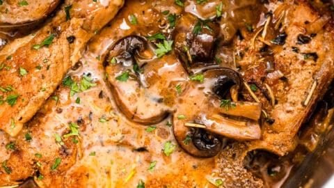 Pork chops and online mushrooms in instant pot