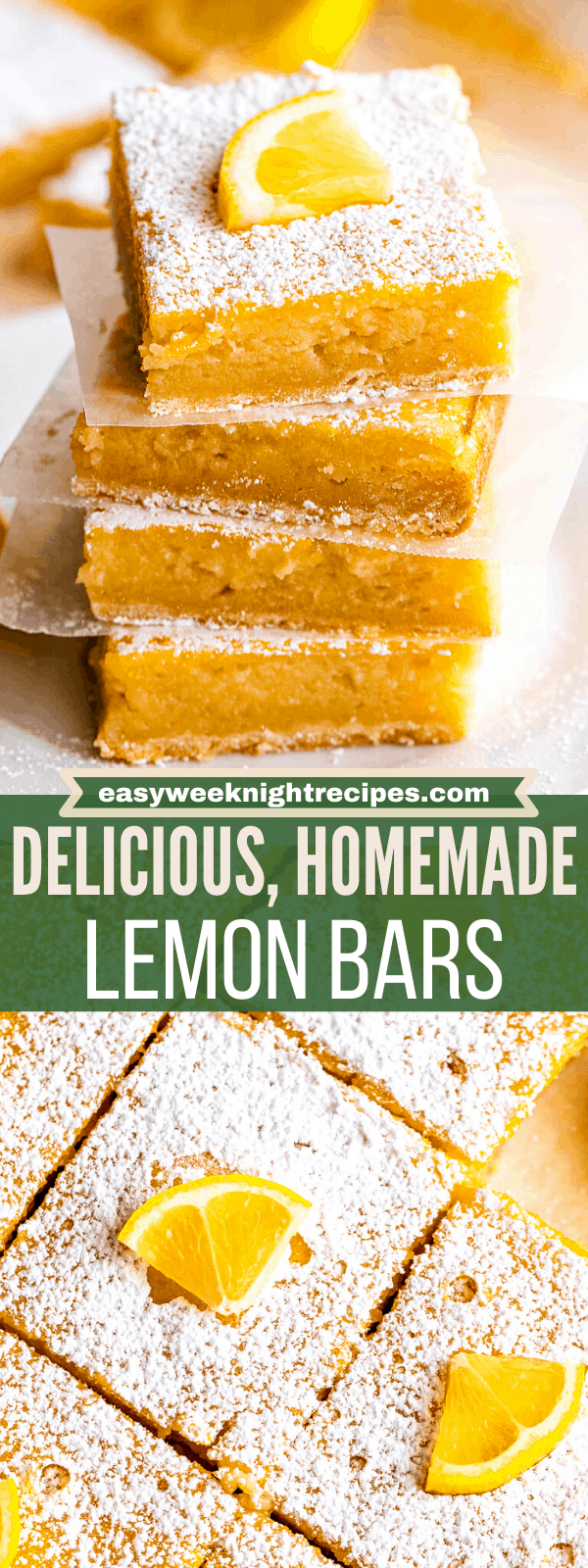The Best Homemade Lemon Bars Easy Weeknight Recipes