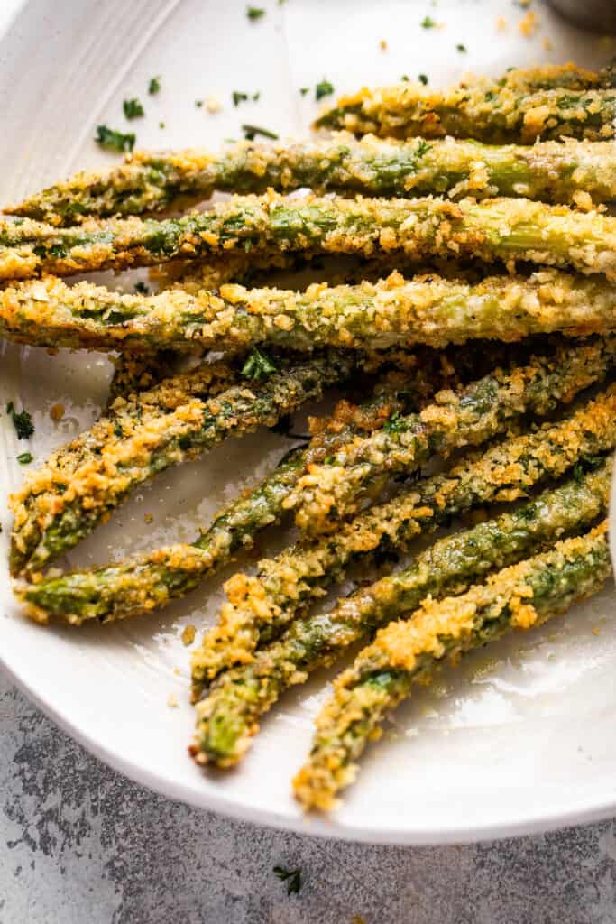 Crispy OvenBaked Asparagus Fries Easy Weeknight Recipes
