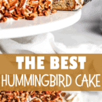 hummingbird cake two picture collage pin
