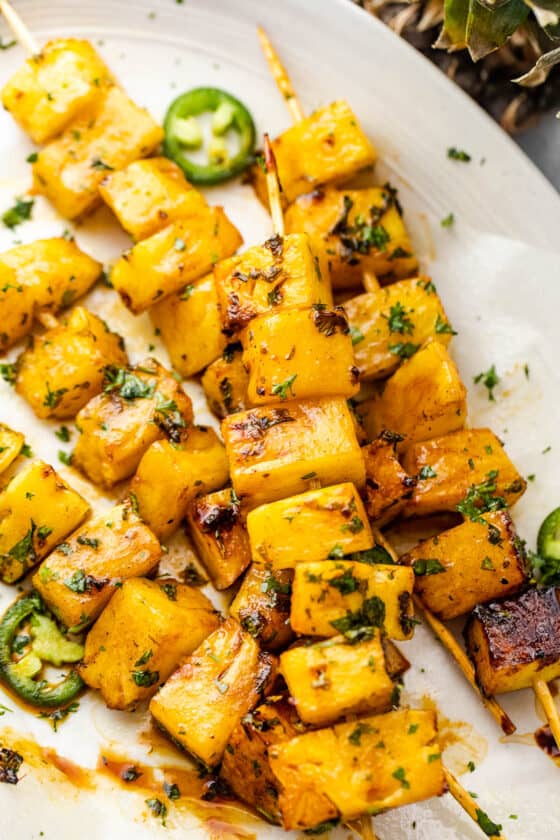 Tequila Grilled Pineapple