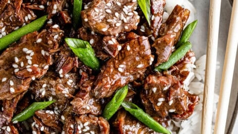 Mongolian beef instant pot recipe hot sale