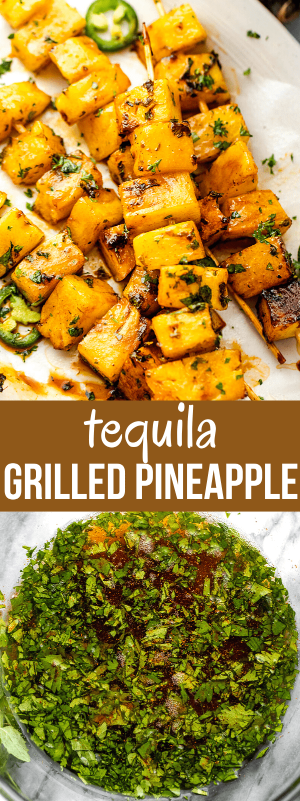 The Best Tequila Grilled Pineapple | Easy Weeknight Recipes
