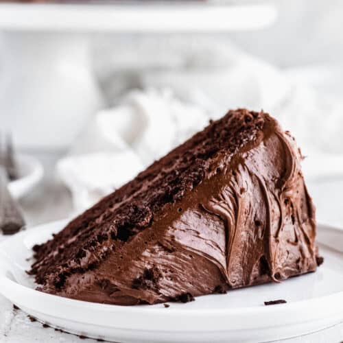 Simple Chocolate Cake {Rich & Moist} - Spend With Pennies