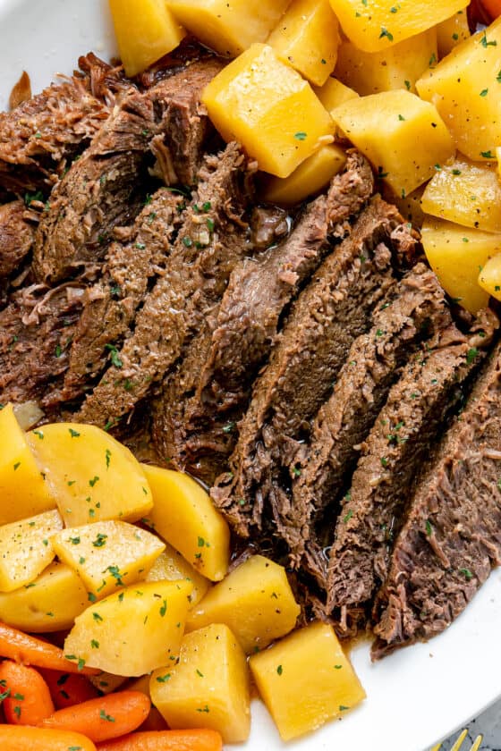 Instant Pot Pot Roast with Carrots and Potatoes