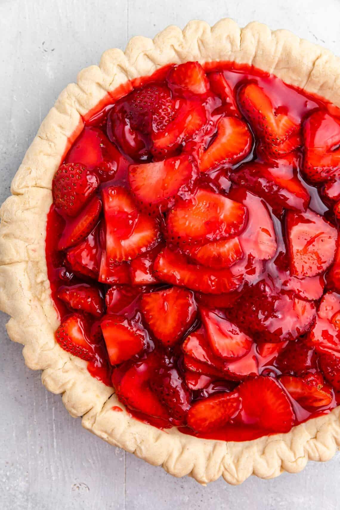 Fresh Strawberry Pie - Icebox Pie