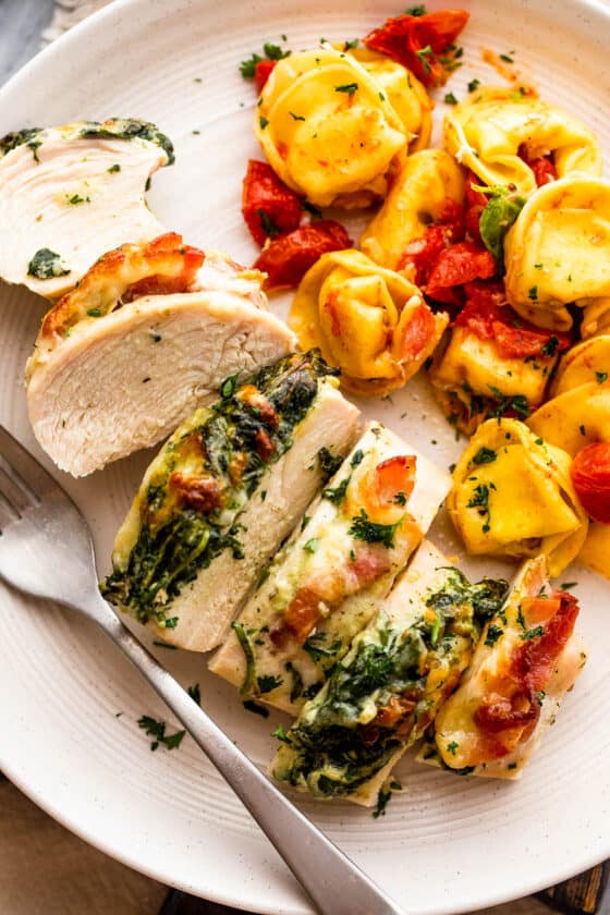Spinach and Bacon Stuffed Chicken Breasts | Easy Weeknight Recipes
