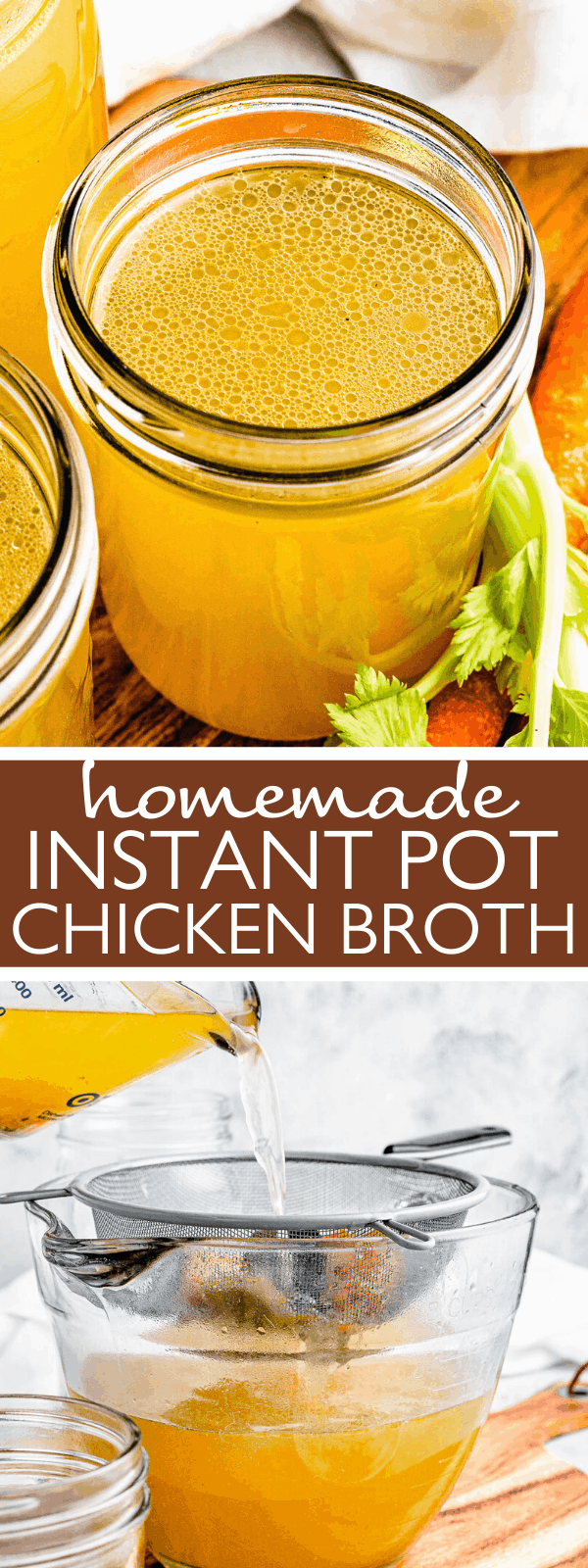 Instant Pot Chicken Broth Recipe | Easy Weeknight Recipes