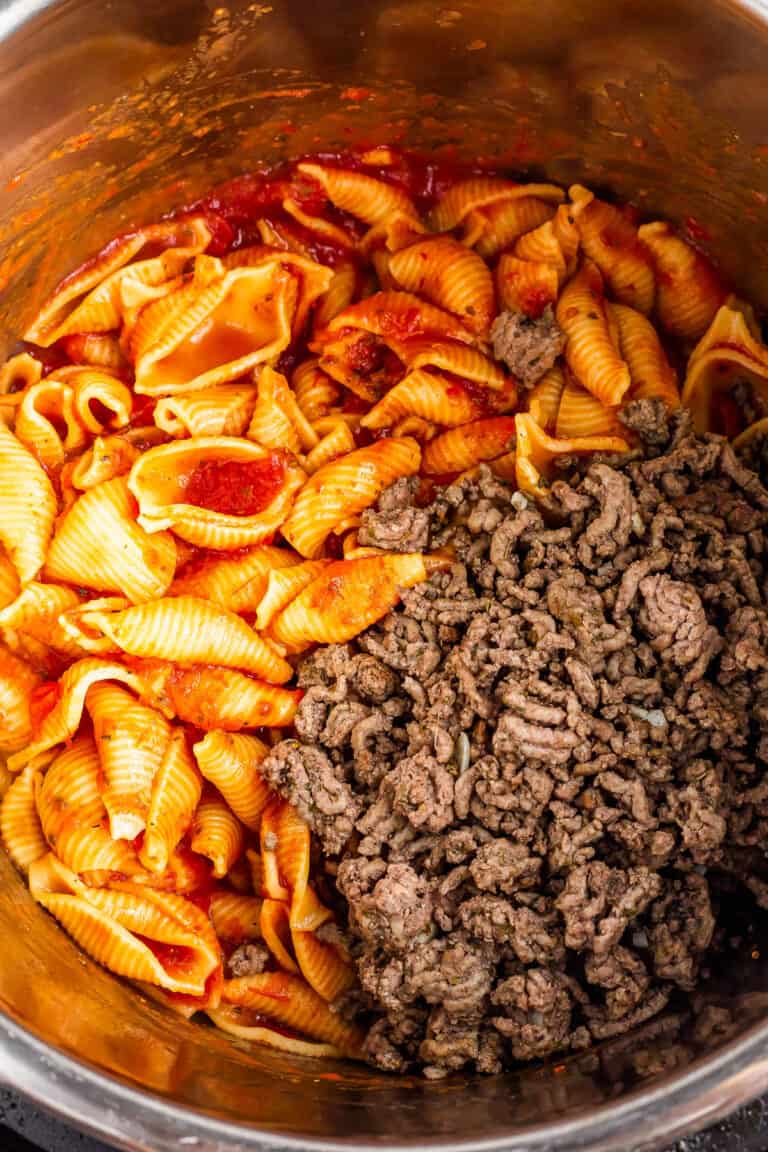 Instant Pot Pasta and Beef Recipe | Easy Weeknight Recipes