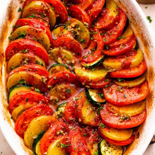 Easy Zucchini Tomato Bake