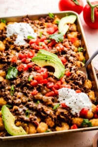 Easy Sheet Pan Totchos with Beef | Easy Weeknight Recipes