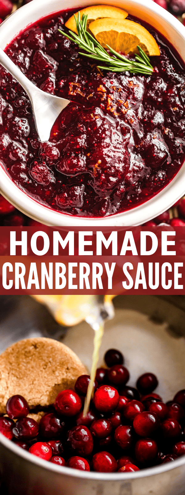 Homemade Cranberry Sauce 