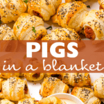 pigs in a blanket two picture collage pinterest image