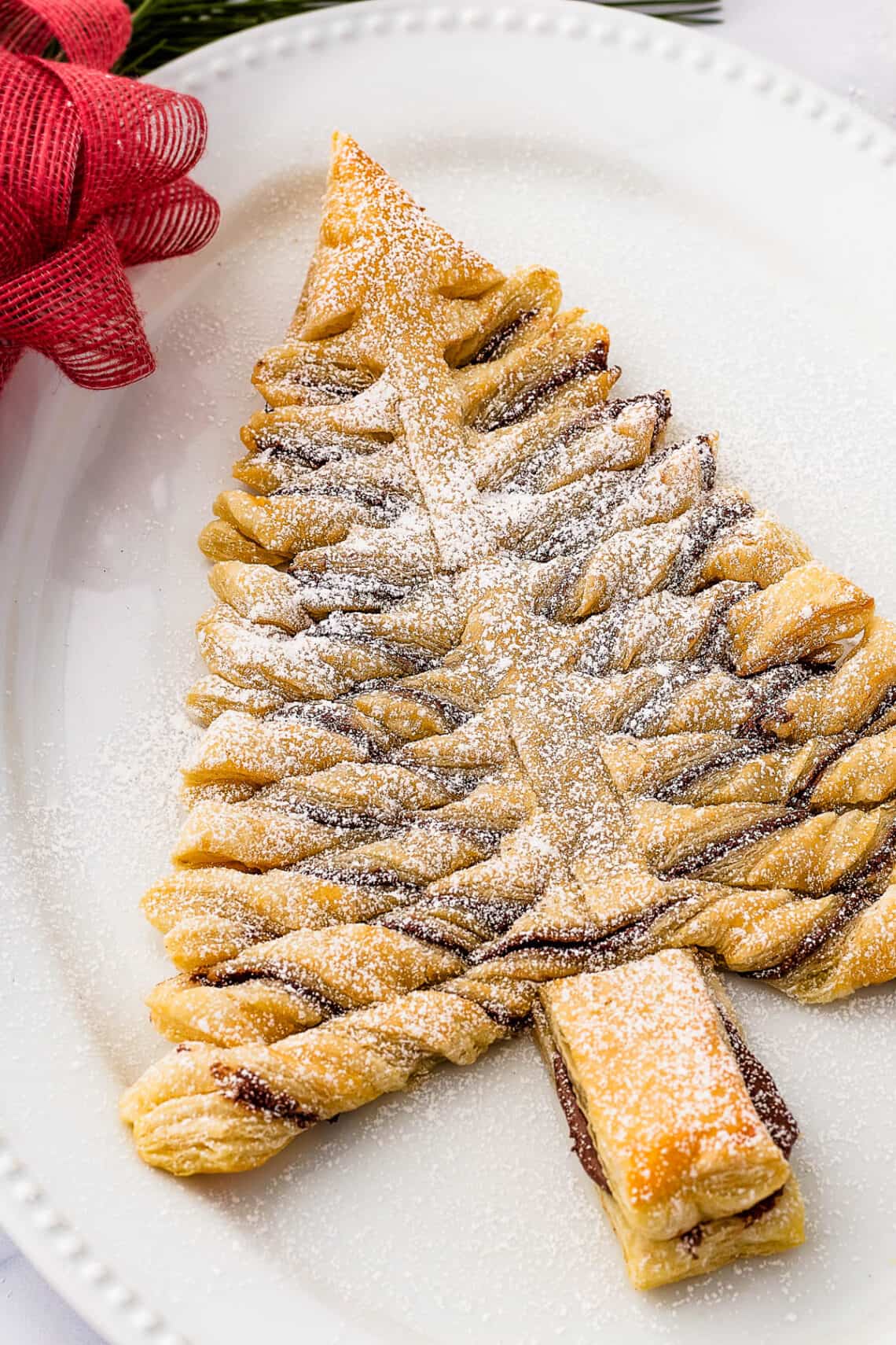 Nutella Puff Pastry Christmas Tree | Easy Weeknight Recipes