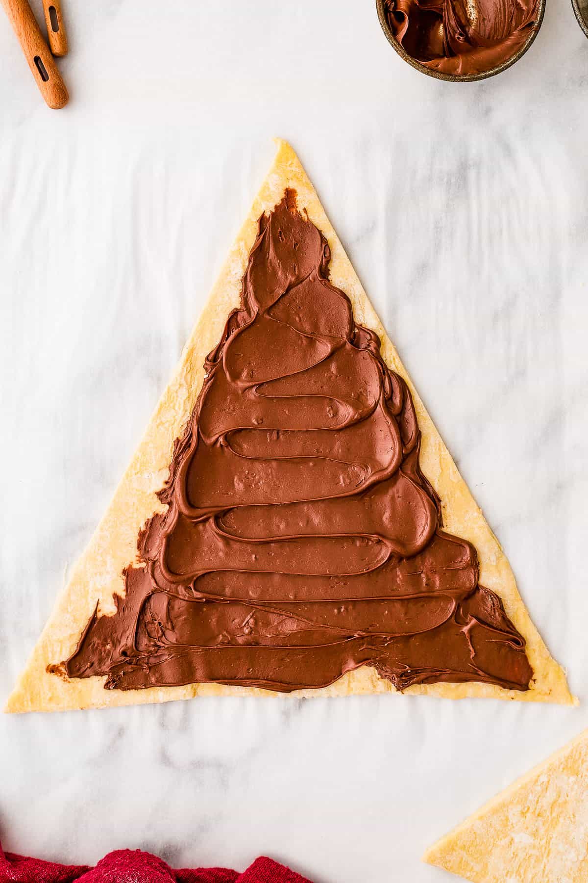 Nutella Pastry Christmas Tree Recipe