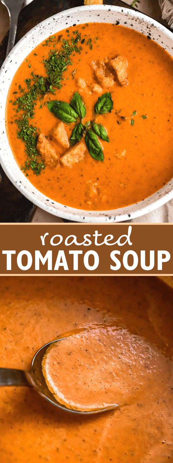 Roasted Tomato Basil Soup | Easy Weeknight Recipes