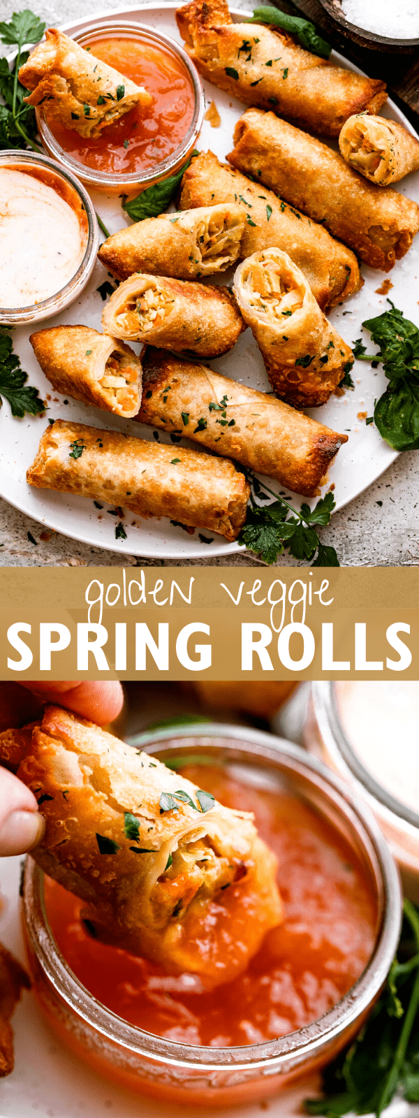 Golden Veggie Spring Rolls Recipe | Easy Weeknight Recipes