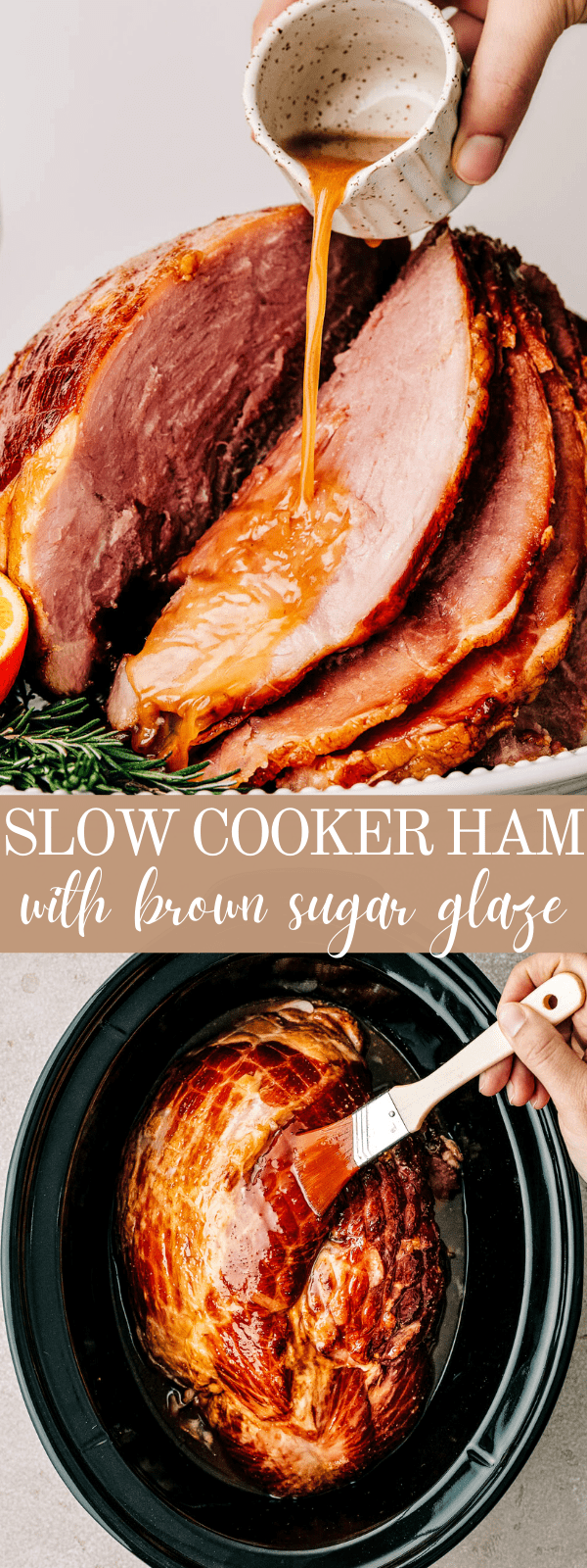 Slow Cooker Ham with Brown Sugar Glaze Easy Weeknight Recipes