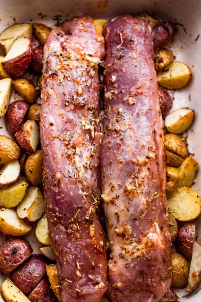 Roast Pork Tenderloin with Potatoes Easy Weeknight Recipes