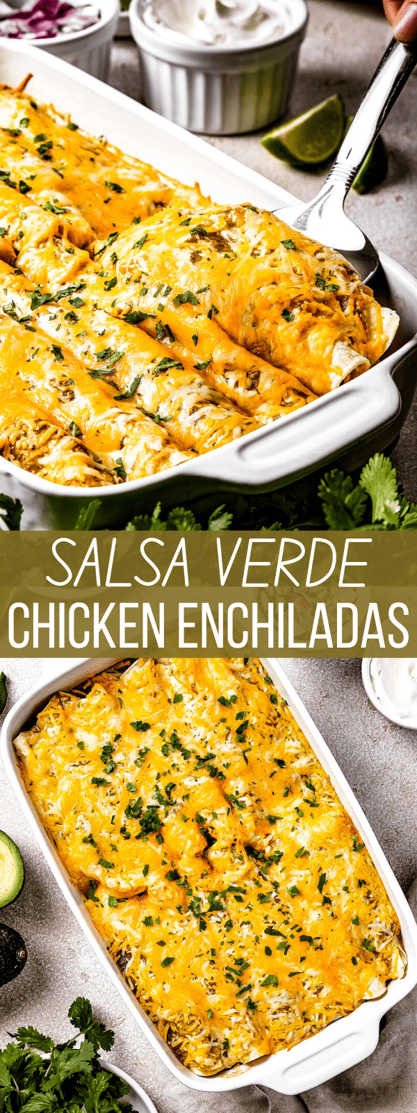 Salsa Verde Chicken Enchiladas | Easy Weeknight Recipes